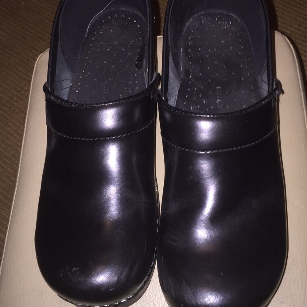 DANSKO BLACK CLOGS